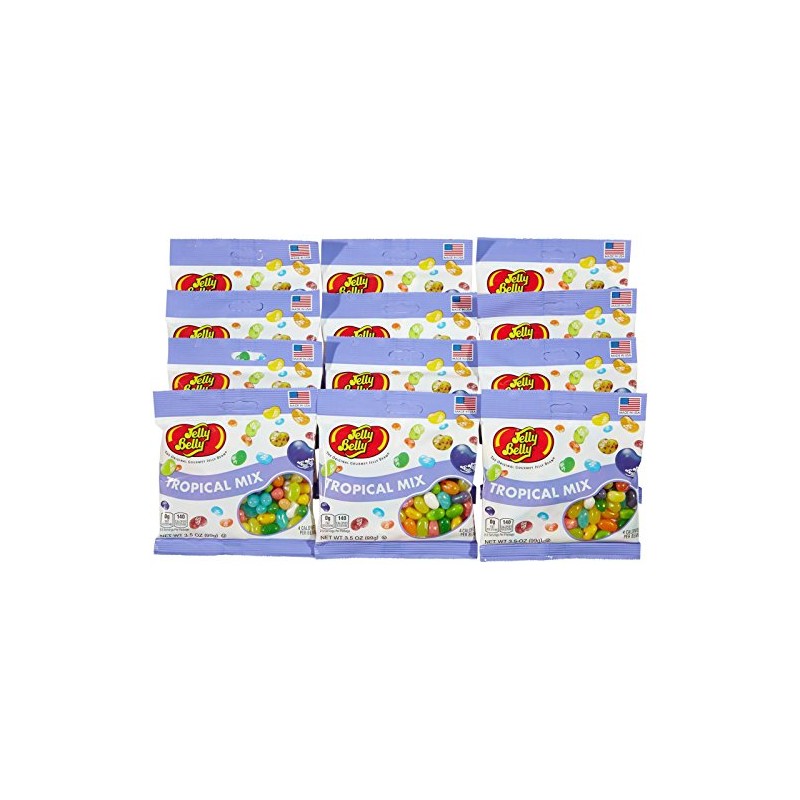 Jelly Belly Assorted Beans - Tropical Mix - 3.5 oz.
