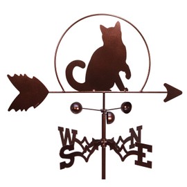 SWEN Products CAT Kitten Weathervane (Garden Stake Included)