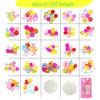 24 kinds colourful baby string beads play lacing system pearls