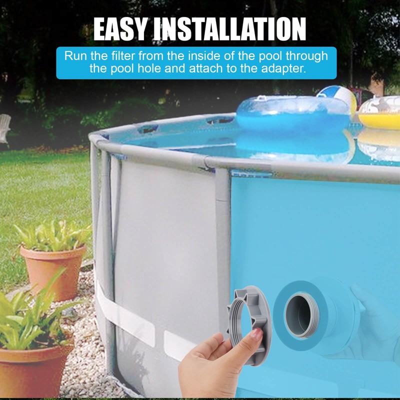 XT Pool Inlet Strainer P6H1317 Inlet Valve Attachment for Intex