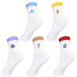 Ao Yee ZGL Women Pilates Non Slip yoga socks, ballet sports cherry fitness hospital rehabilitation slipper Socks