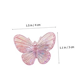 Vaguelly 10Pcs Butterfly Hair Clips Set for Women and Girls Cute Decorative Hair Accessories for Kids Small Size for Styling and Holding Bangs