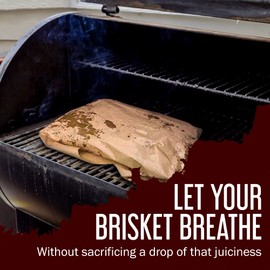 Bryco Goods Butcher Paper Roll - Butcher Table Paper - For Smoking All Meat Varieties - Unbleached Unwaxed Uncoated - USA Made - Brown Kraft Paper - Butcher Paper Wide - 24" x 175' (2100 Inch)