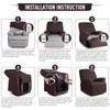 TAOCOCO Stretch Recliner Chair Covers 4 Piece, Chocolate