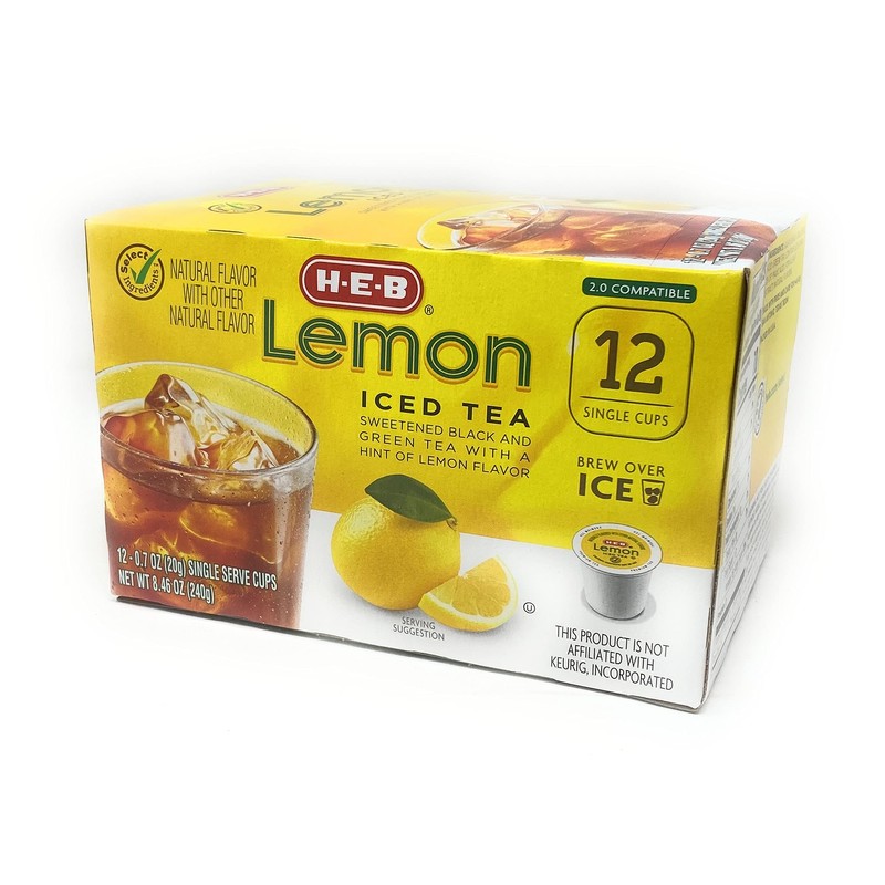 HEB Iced Tea and Lemonade Single Serve Pods - 12