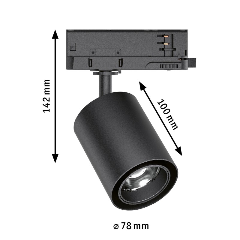Paulmann 96569 ProRail3 LED Track Spot Kratos 50° 1050lm 9W