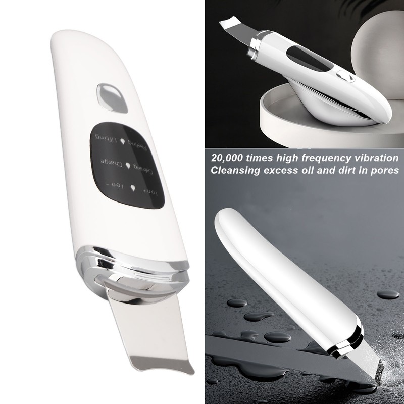 Skin Scrubber Machine Blackhead Removal High Frequency Vibration Facial Pore