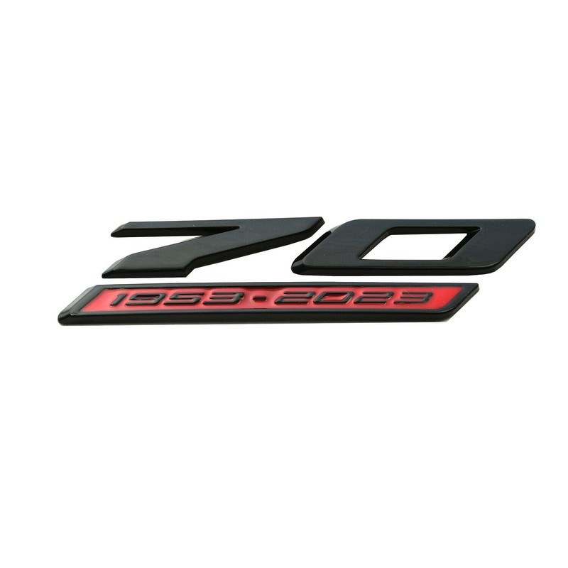 Pair Set 70th Anniversary Side Emblems Car Fender Badge Decal