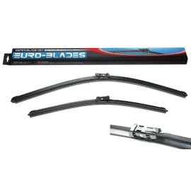 EURO-BLADES Front Windshield Wiper Blades Set of 2 24 + 22 compatible with VW TIGUAN MK2 5NN95542503C (Tiguan MK2)