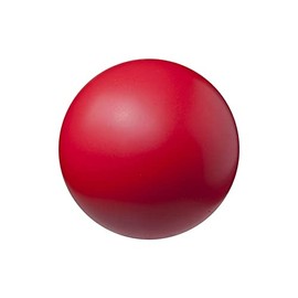 Champion Sports Coated High Density Foam Ball – 4 Inch, Red