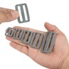 sourcing map 25Pcs Plastic Slide Buckle, 1" Tri-Glides Slides, Adjustable