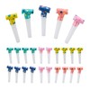 Relaxdays Party Flutes Set of 200, Children's Blow Trunks, Children's