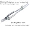 vbaxy Brake Bleeder Hose- One Way Check Valve Tube Bleeding
