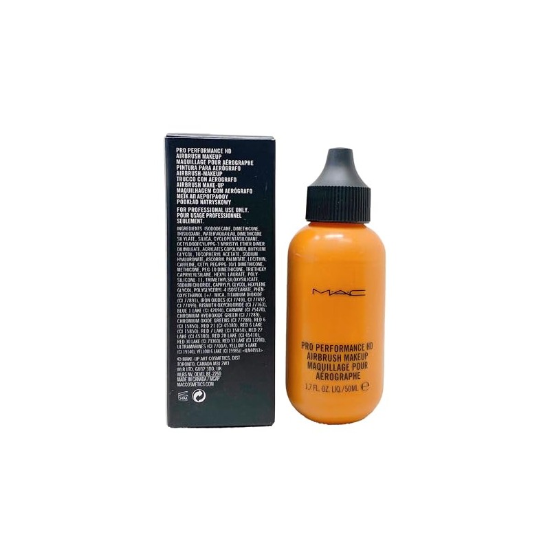 MAC Pro Performance HD Airbrush Makeup - Genuine Orange (1.7