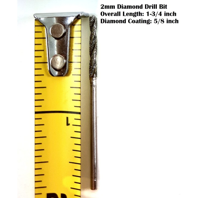 Diamond Drill Bit 1.5mm 2mm Set 10 Pcs Jewelry Beach