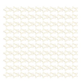 Gold Paper Clips, 100pcs Langlebige Metall rostfeste goldene, Niedliche Büroklammern, fadeless weit verbreitete süße Papierklammern für Home Office