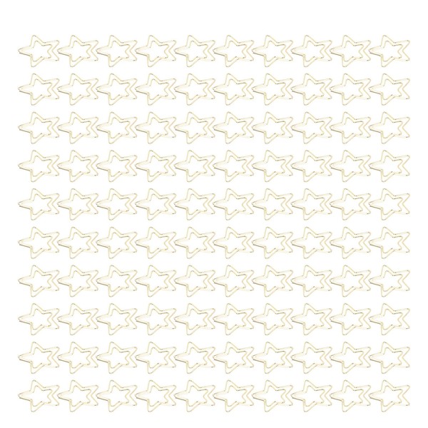 Gold Paper Clips, 100pcs Langlebige Metall rostfeste goldene, Niedliche Büroklammern,