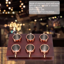 FUWE Cocktail Mug, Dishwasher Safe Mule Mugs Set Sturdy Durable for Hotels