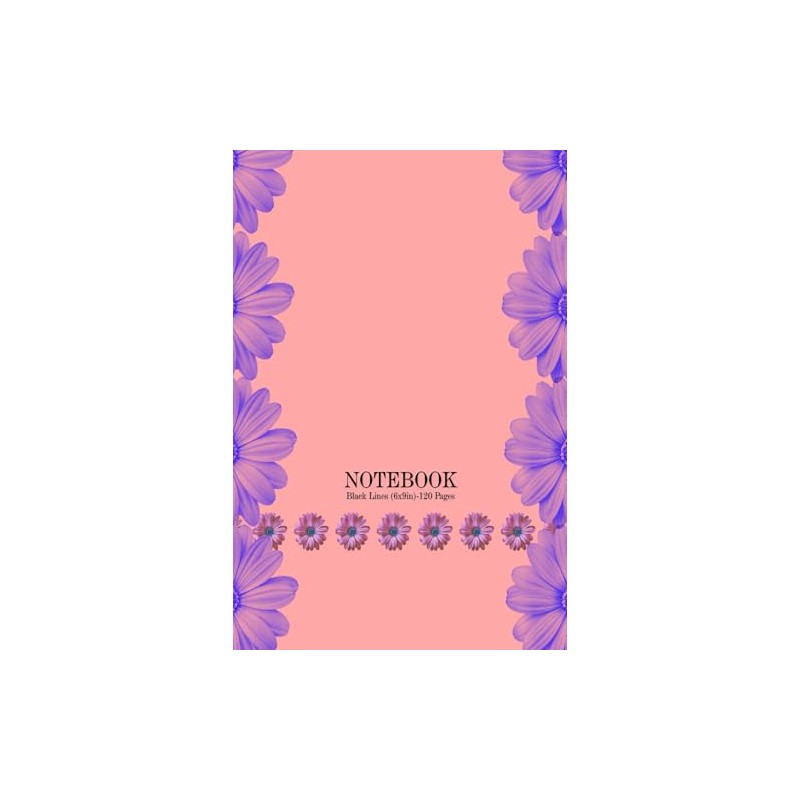 Journal Writing Notebook Black Lines v112