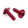 6PCS M6 X 20mm Red Hexagon License Plates Fairing Bolts