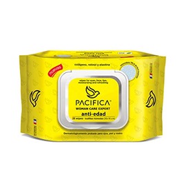 Pacifica Toallitas Desmaquillantes Anti Edad, Con Colágeno, Retinol y Elastina, 75 Toallas (3 Paquetes de 25 Piezas cu)                               