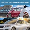 ACLONG Smoke Rain Guards Fit for Honda Accord 2013-2017 Tape-On