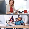 Funny Desk Signs,30 Different Fun and Flip-Over Messages for Office