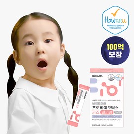 Biomera Probiotics Kids Strawberry Flavor 10 Billion 30 Packets, 1 Piece / 바이오메라 프로바이오틱스 키즈 딸기맛 100억 30포, 1개