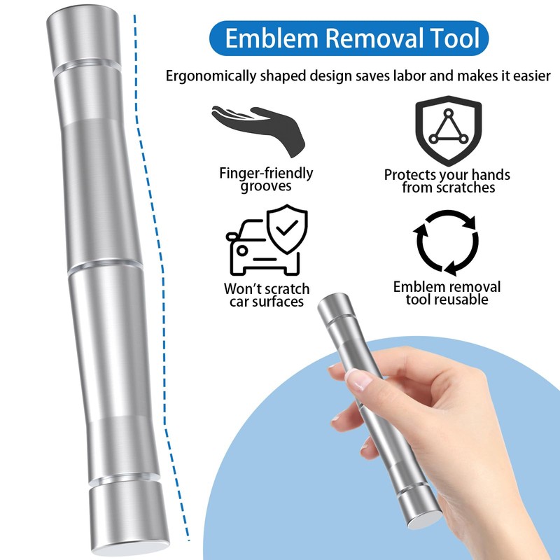Emblem Removal Tool, Car Surface Logo Plate Line Remover Tool,