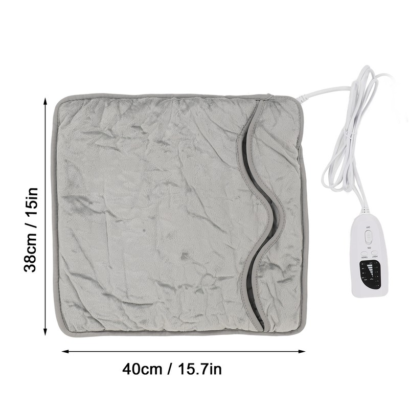 Electric Heated Foot Warmer Auto Shut Off Plug in Portable