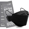 HAPPYDAY KF94 Mask, 10 Pieces, Black, 4 Layers, High Functionality,