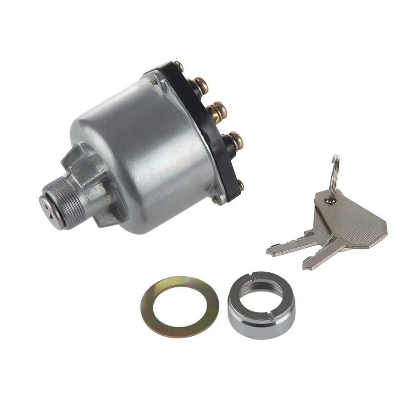Ignition Starter Switch with 4 Position 6 Terminal 2 Plug