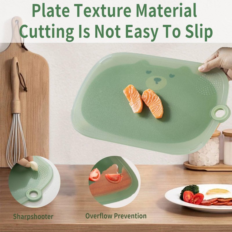 Cutting Boards for Kitchen Dishwasher Safe,Large Plastic Cutting Board(8.5"×13.5")