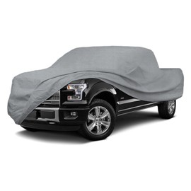 Seal Skin Covers 6 Layers PEVA Truck Cover Heavy Duty All-Weather Outdoor Waterproof Pickup Cover for Automobiles Rainproof Snowproof UV Protection, Universal Fit (208-229 inch)