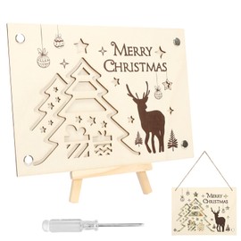 MONCAP Christmas Money Gift Wooden Christmas Money Gifts Christmas Cards Money Packaging Merry Christmas Money Gifts Packaging Christmas Gift Ideas for Women Men Family Friend