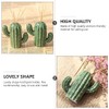 KiaoTime Ceramic Toothpick Holder Dispenser, Novelty Cute Cactus Design Toothpick