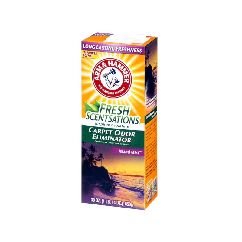 Fresh Scentsations Carpet Odor Eliminator, Island Mist, 30 oz Box