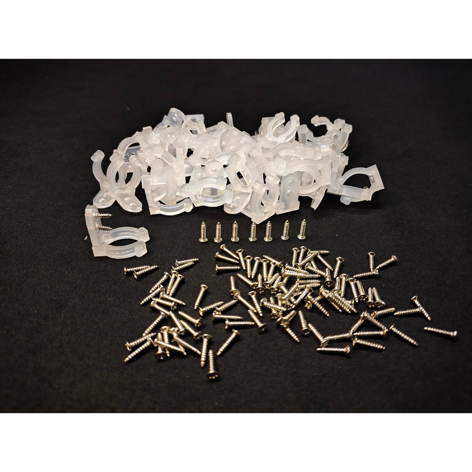 MEYIART LED Light Rope Brackets Two-Wire Three-Wire Round Fixing Clips ...