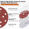 ALPXUXP Sandpaper 150 mm Velcro 120 Grit 15-Hole Sanding Discs