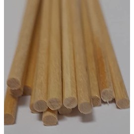 8mm Dowel Approx 300mm Long 8 Lengths Per Pack