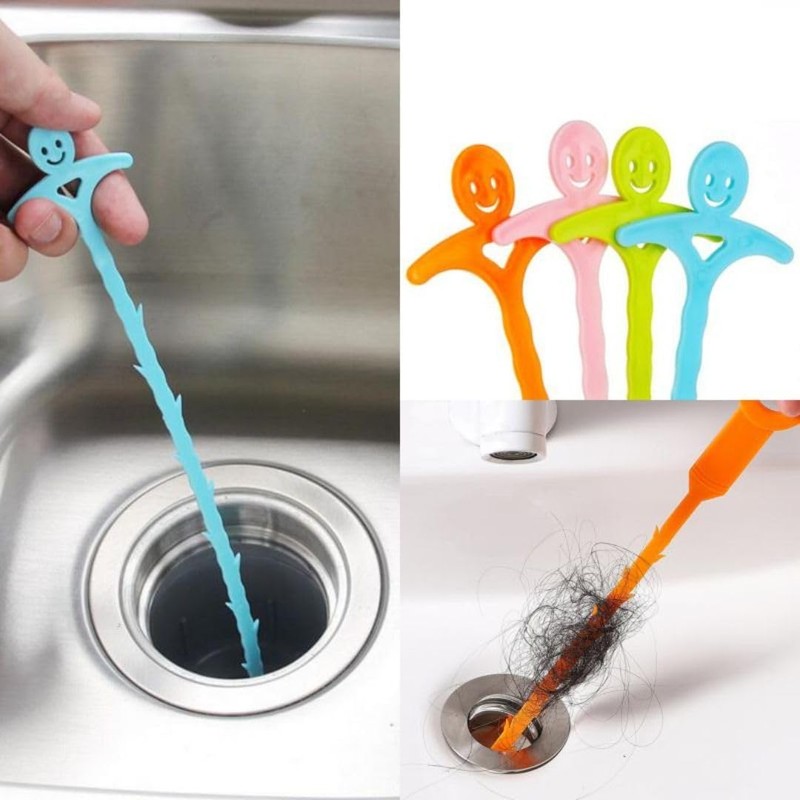 2 Pack 25 Inch Drain Snake,Hair Clog Remover Sink Unblocker