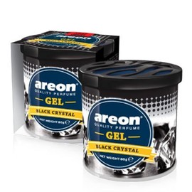 AREON Lufterfrischer Gel CAN Auto Duft Duftdose Raumduft Erfrischer Autolufterfrischer (Black Crystal)