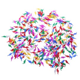 MonkeyJack Funny Colorful Dinosaur Table Confetti Birthay Party Table Decorating Kit