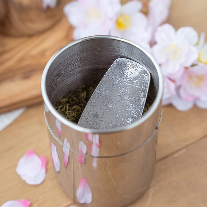 Aoyoshi CASUAL Product 019722 Stainless Steel Tea Canister, 5.3 oz
