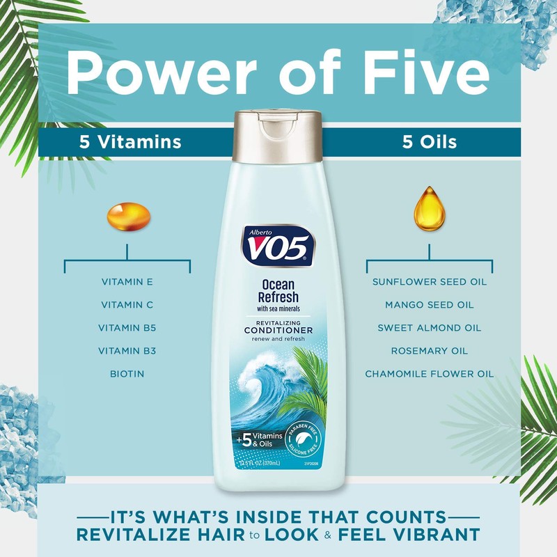 Alberto VO5 Ocean Refresh Revitalizing Conditioner - 12.5 Fl Oz