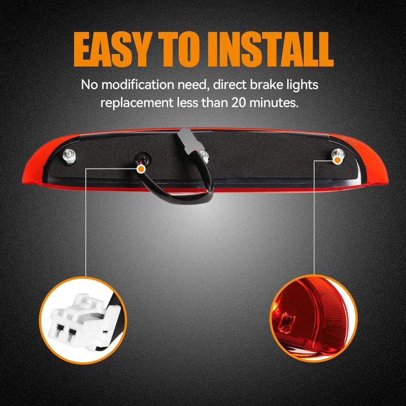 Cxdar Third 3rd Brake Light LED for 1998-2001 Ford Explorer,
