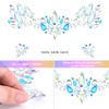 SAOROPEB Face Gems - 6 Sets Mermaid Face Jewels Temporary
