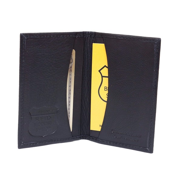 ASHLIN Men's Business Card Holder - 100% Tuscany Leather |