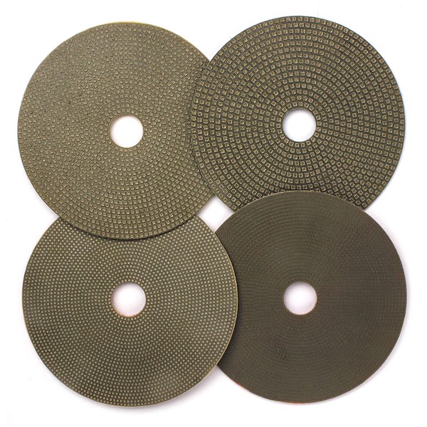 BSRTTOOL 6" Electroplated Diamond Polishing Pads- Wet Dry Sanding Tile