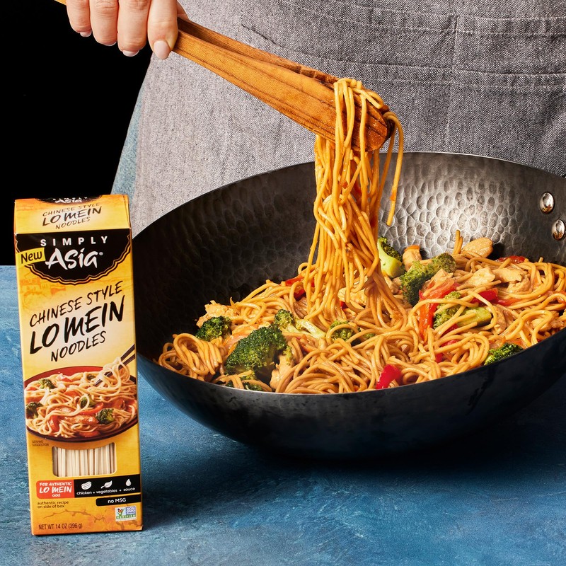 Simply Asia Lo Mein Noodles, Chinese Style, No MSG, For
